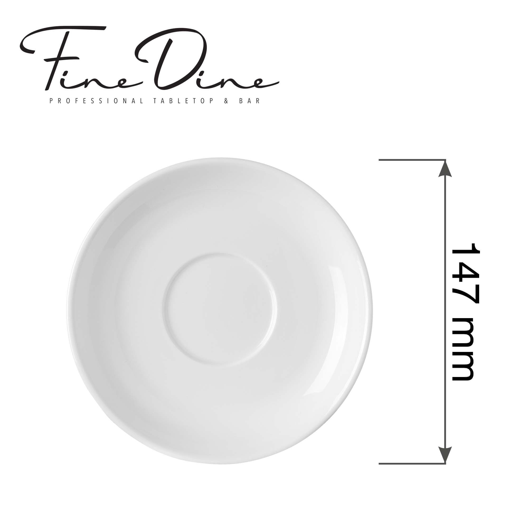 Spodek do filiżanki sztaplowalnej cappuccino Pure Bianco, 150mm