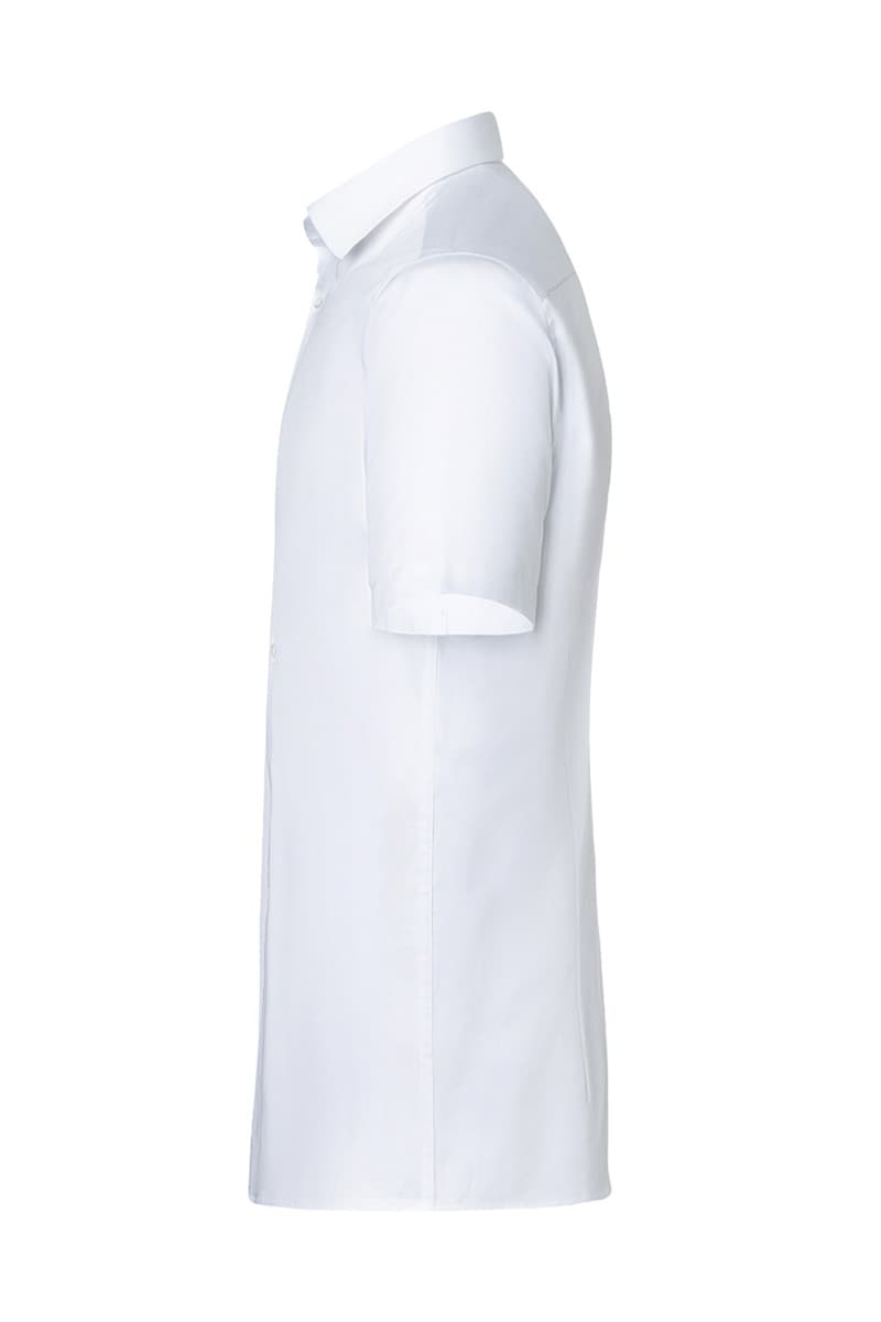 Koszula męska z krótkim rękawem Active-Stretch w kroju Slim-Fit BM 14/3/XS kolor biały