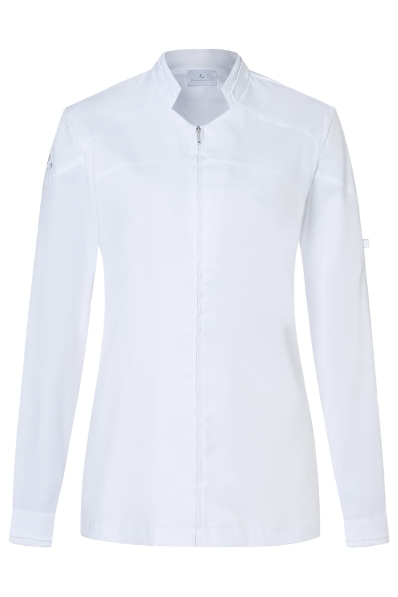 Bluza kucharska damska z długim rękawem DIAMOND CUT® Excellence DCJF 10/3/40 kolor biały