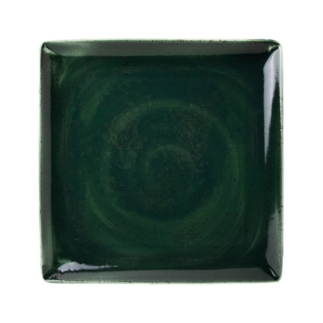 VESUVIUS Burnt Emerald półmisek kwadratowy zielony 270 x 270 mm /6