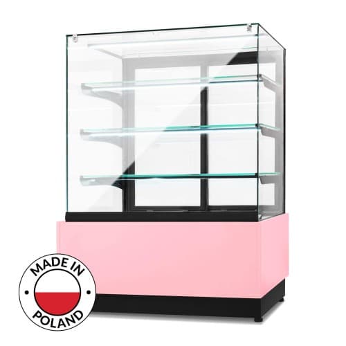 Witryna cukiernicza chłodnicza Dolce Visione Premium 1300 | 1300x670x1300 mm