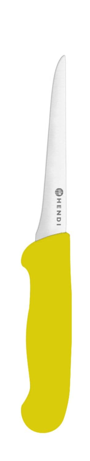 Nóż do trybowania 150 mm, HACCP, HENDI, Profi Line, żółty, (L)286mm