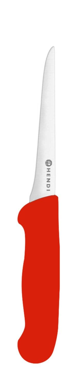 Nóż do trybowania 150 mm, HACCP, HENDI, Profi Line, czerwony, (L)286mm
