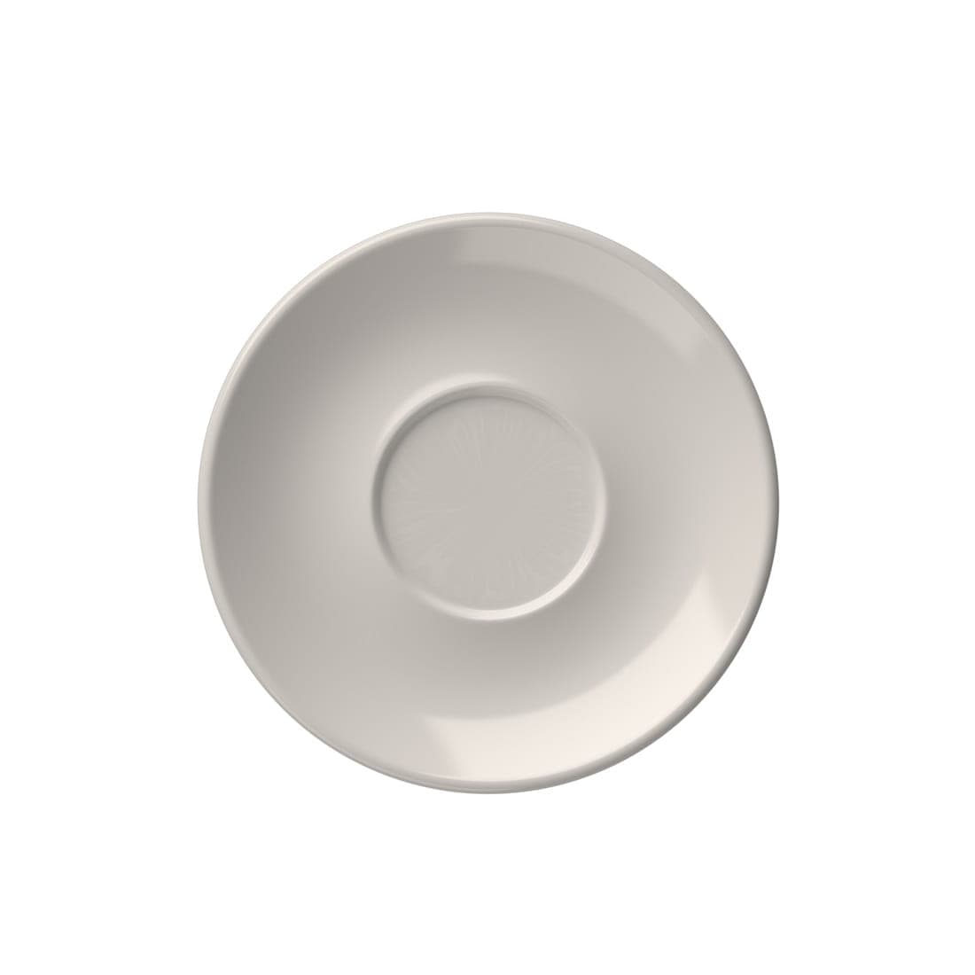 KREMA Lona porcelanowy spodek 120 mm kremowy/12 szt