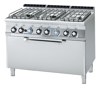 CF6-712 GE/P Kuchnia gazowa z piekarnikiem elektrycznym