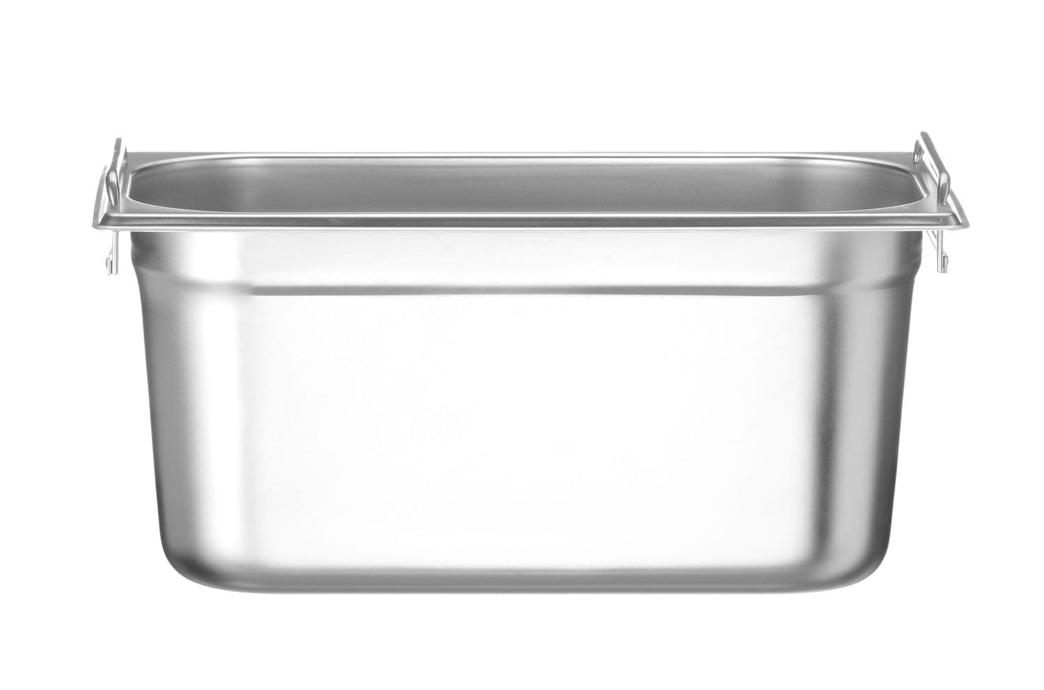 Pojemnik GN 1/3 z chowanymi uchwytami, HENDI, Profi Line PLUS, GN 1/3, 5,7L, srebrny, 325x176x(H)150mm