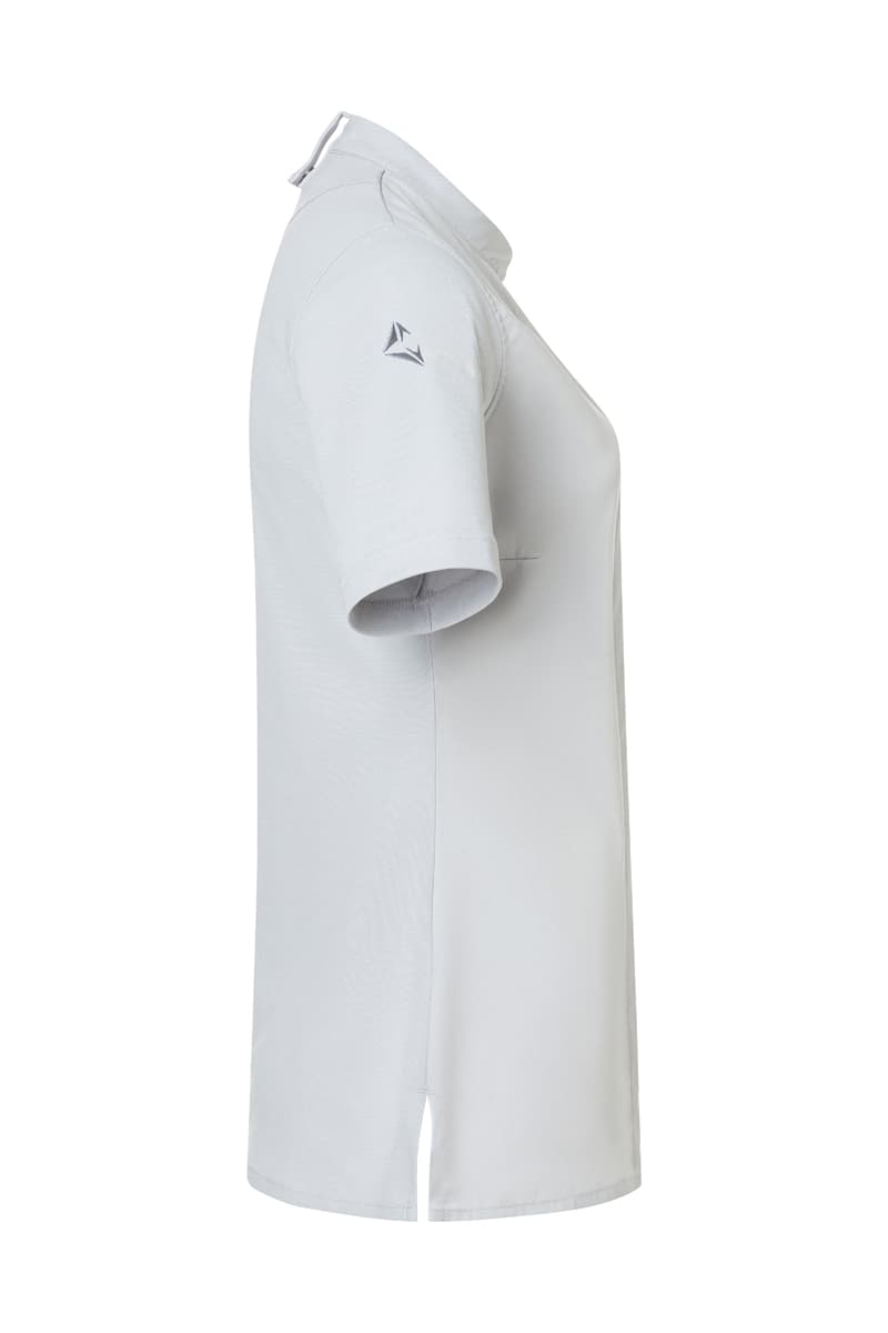 Bluza kucharska damska z krótkim rękawem DIAMOND CUT® Avantgarde DCJF 9/71/38 kolor srebrnoszary