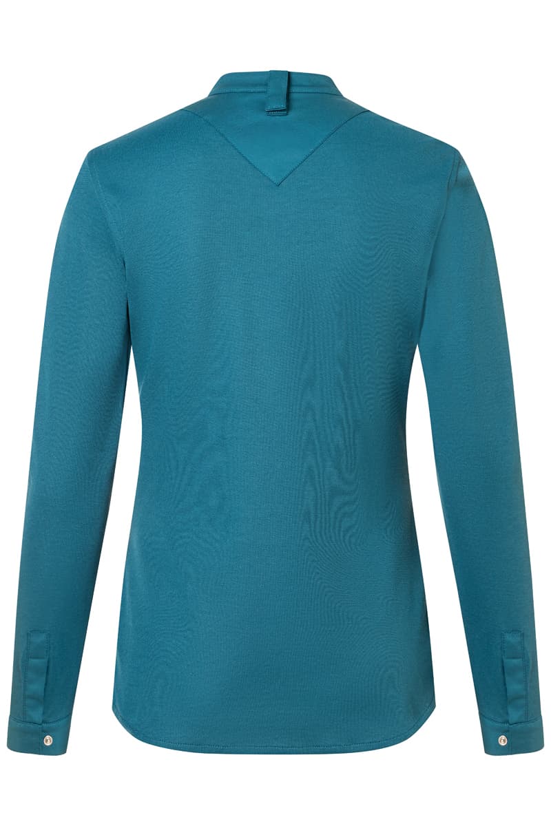 Bluza kucharska damska z długim rękawem DIAMOND CUT® Avantgarde DCJF 8/104/46 kolor ciemny petrol