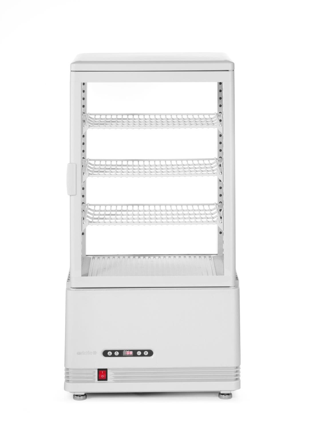 Witryna chłodnicza nastawna, 68 l, Arktic, biały, 230V/170W, 397x444x(H)875mm