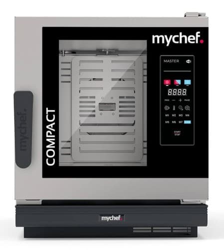 Piec konwekcyjno-parowy elektryczny | automatyczny system myjący | 6xGN2/3 | 6,3 kW | 400 V | Mychef Cook MASTER Compact 623E TSC | System TSC - najwy