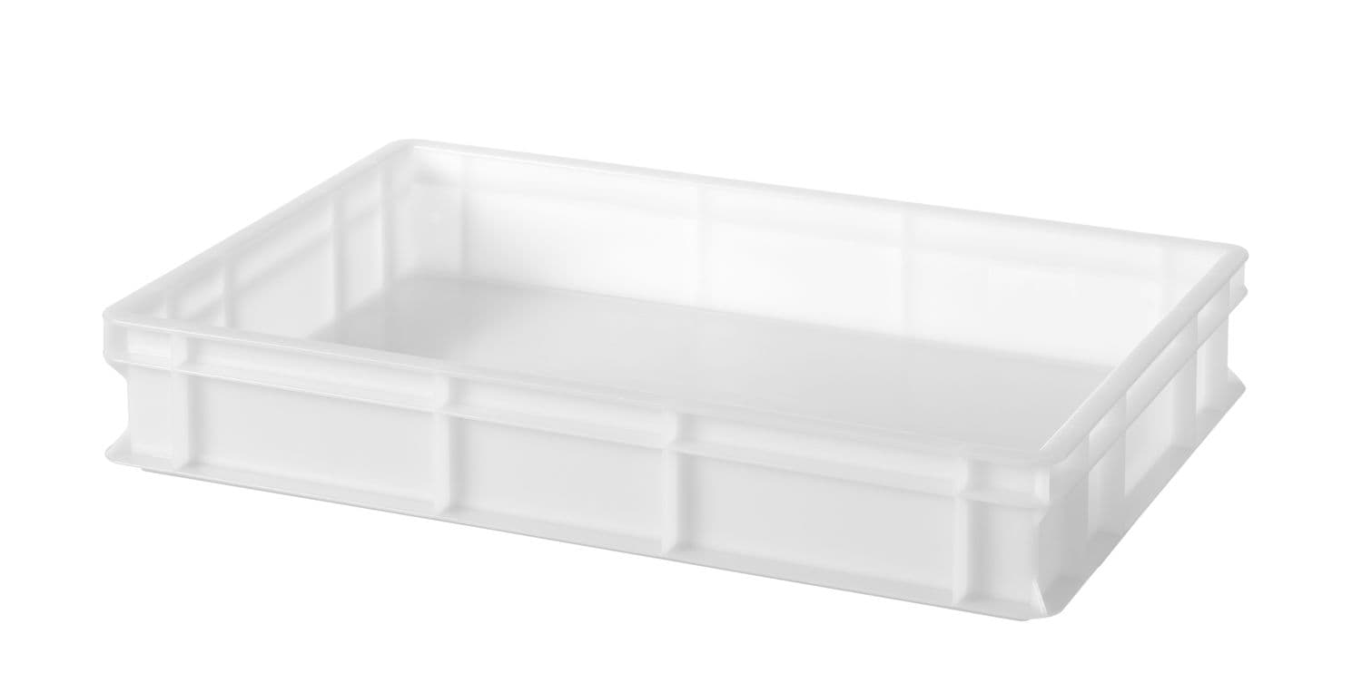 Pojemnik na ciasto na pizzę, AmerBox, Profi Line, biały, 600x400x(H)100mm, Prostokątny