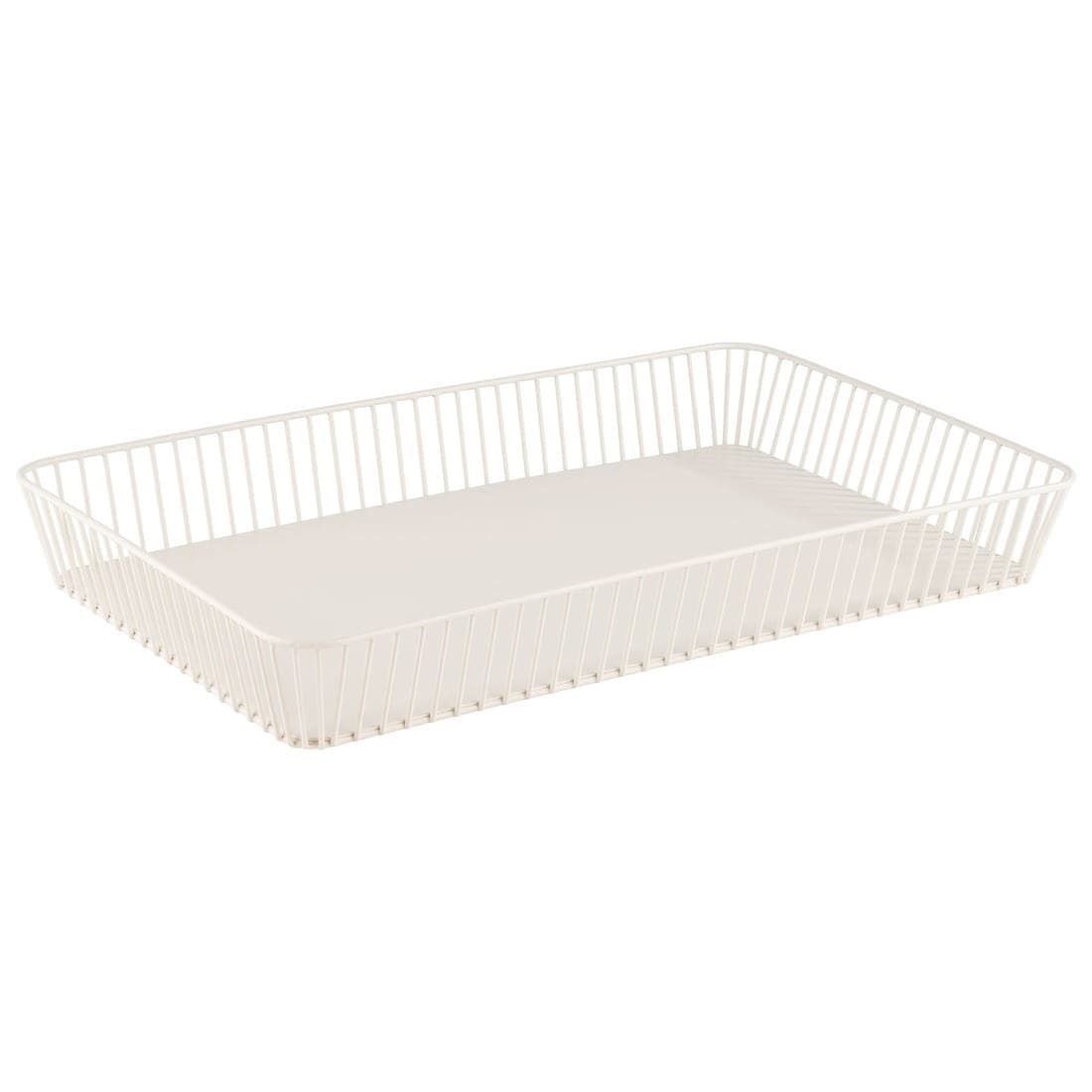 URBAN biały kosz na owoce i pieczywo GN 1/1, 53cm x 32,5cm x h7,5 cm