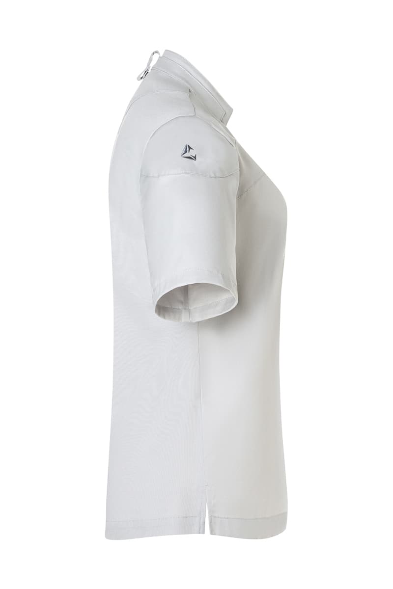 Bluza kucharska damska z krótkim rękawem DIAMOND CUT® Excellence DCJF 11/71/44 kolor srebrnoszary
