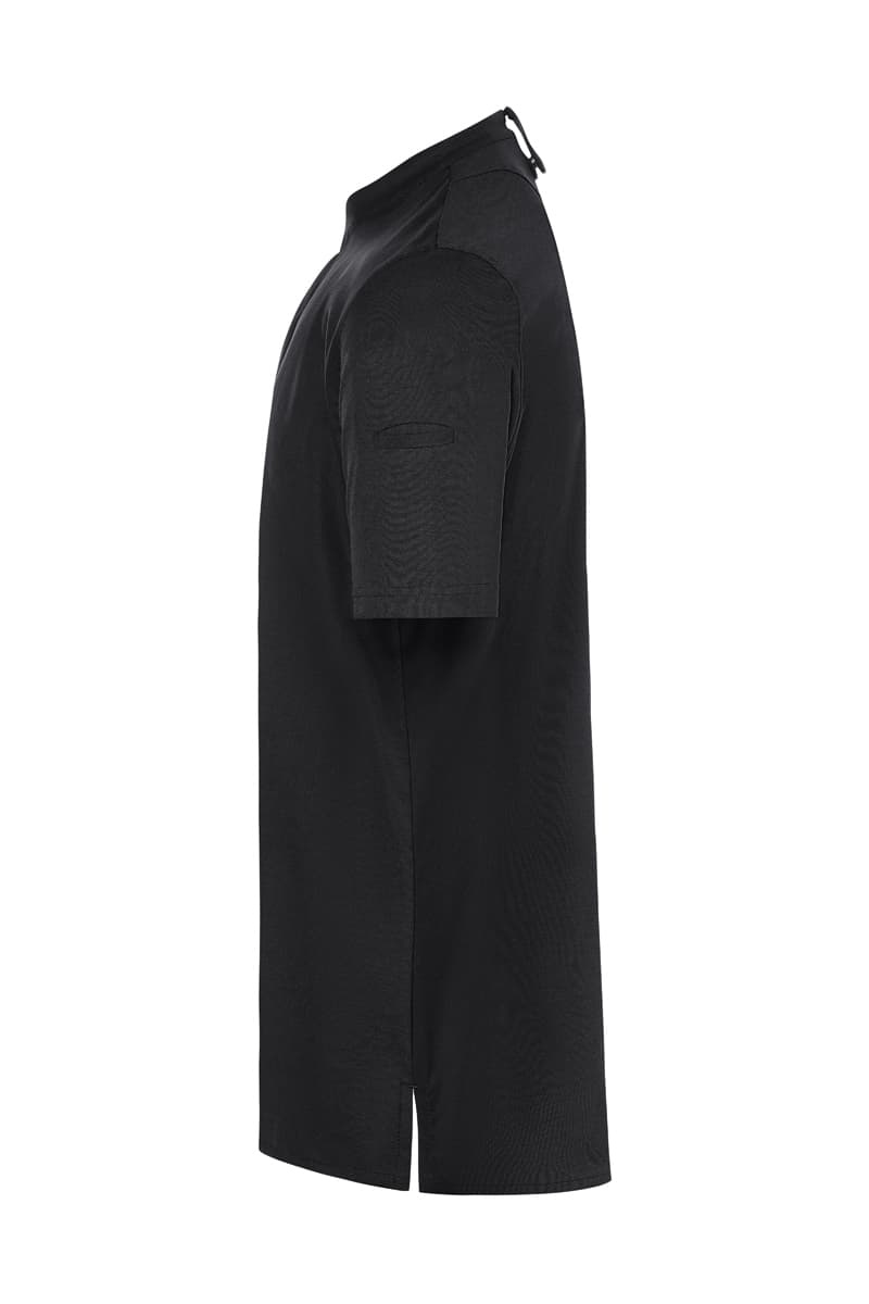 Bluza kucharska męska z krótkim rękawem DIAMOND CUT rozmiar 44 kolor czarny
