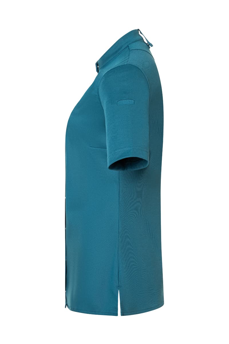 Bluza kucharska damska z krótkim rękawem DIAMOND CUT® Avantgarde DCJF 9/104/52 kolor ciemny petrol
