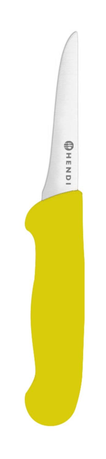 Nóż do trybowania 130 mm, HACCP, HENDI, Profi Line, żółty, (L)261mm