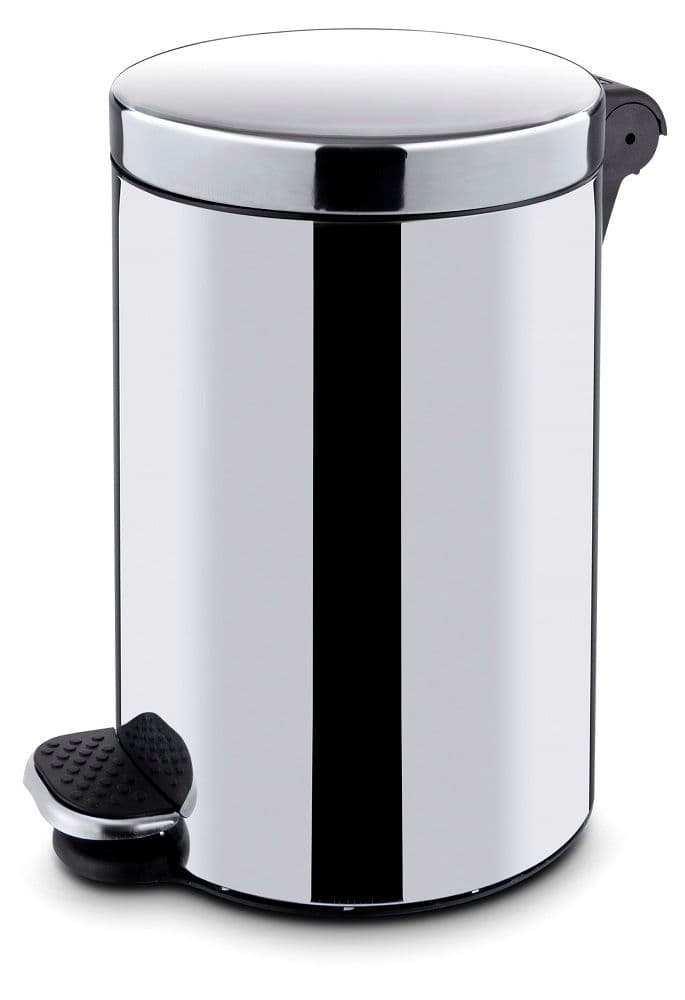 Okrągły kosz na śmieci z pedałem i wewnętrznym pojemnikiem, HENDI, 5L, ⌀210x(H)280mm