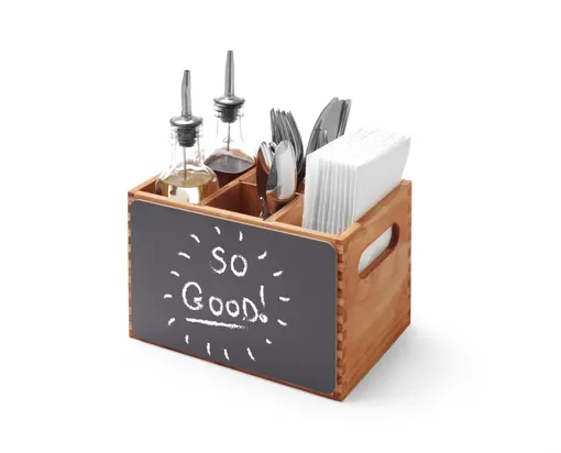 Skrzynka na karty menu i sztućce, HENDI, 210x150x(H)150mm