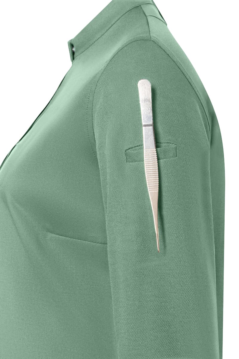 Bluza kucharska damska z długim rękawem DIAMOND CUT® Avantgarde DCJF 8/69/48 kolor pastelowa zieleń