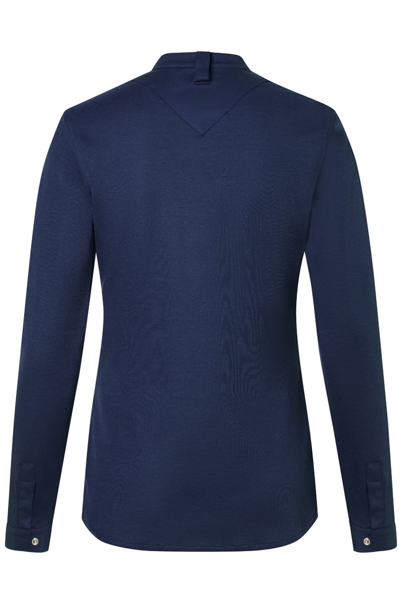 Bluza kucharska damska z długim rękawem DIAMOND CUT® Avantgarde DCJF 8/83/38 kolor stalowoniebieski