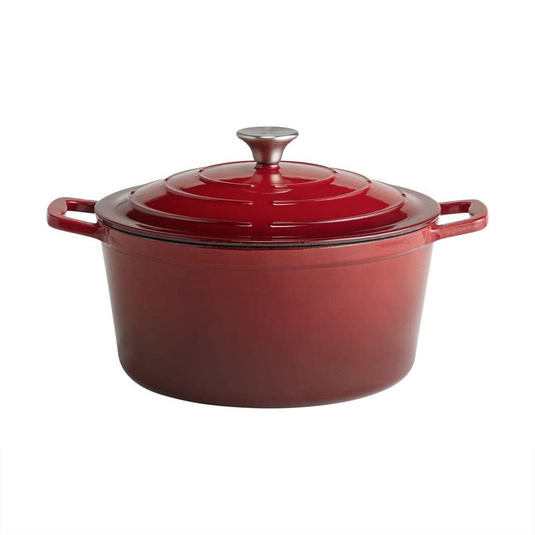 5 STARS Garnek emaliowane żeliwo Ø28 cm, wys. 13/20 cm, 6 l kolor czerwony