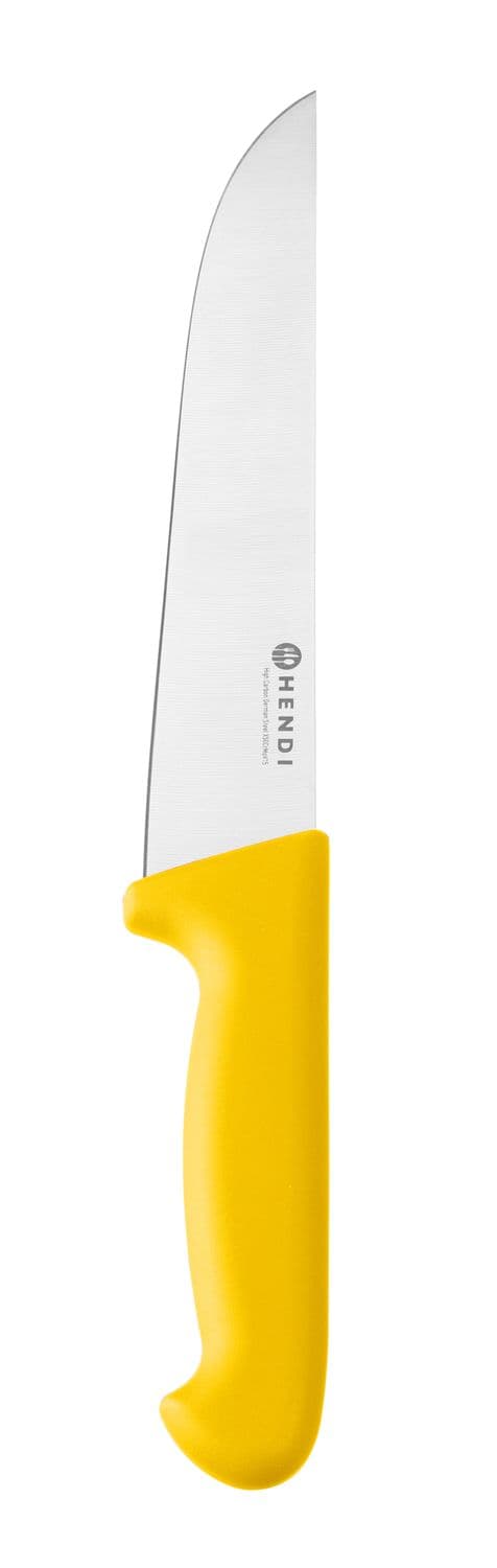 Nóż rzeźniczy 200 mm, HACCP, HENDI, żółty, (L)331mm