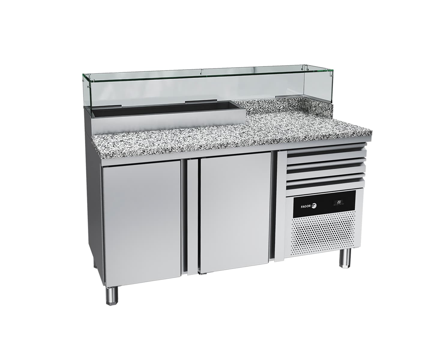 Profesjonalny stół do pizzy Compact CPZC-2G