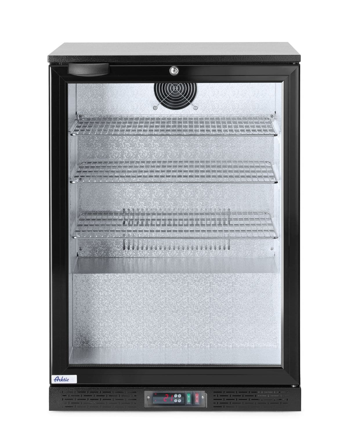 Lodówka barowa 1-drzwiowa, Arktic, 105L, czarny, 230V/123W, 600x530x(H)865mm