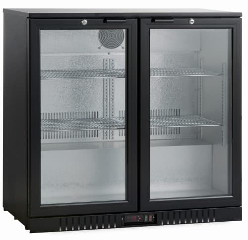 Barowa szafa chłodnicza | chłodziarka podblatowa | 2-drzwiowa | drzwi skrzydłowe | 198 l | SC211HDE (RQ-208HC)