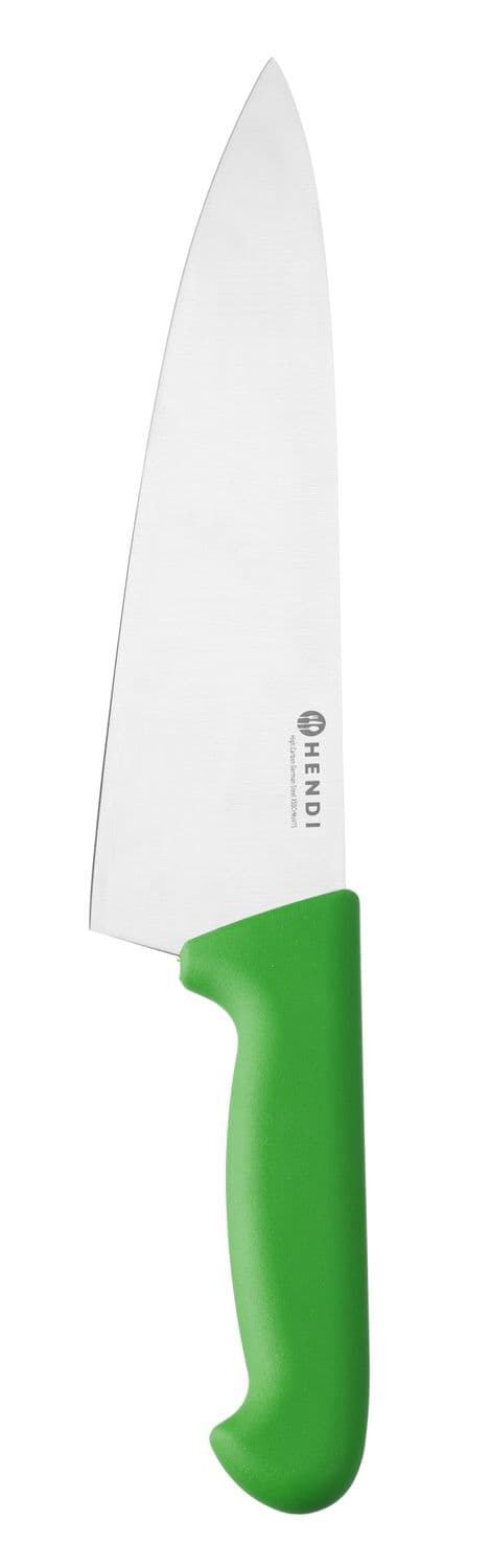 Nóż szefa kuchni 250 mm, HACCP, HENDI, Profi Line, zielony, (L)383mm