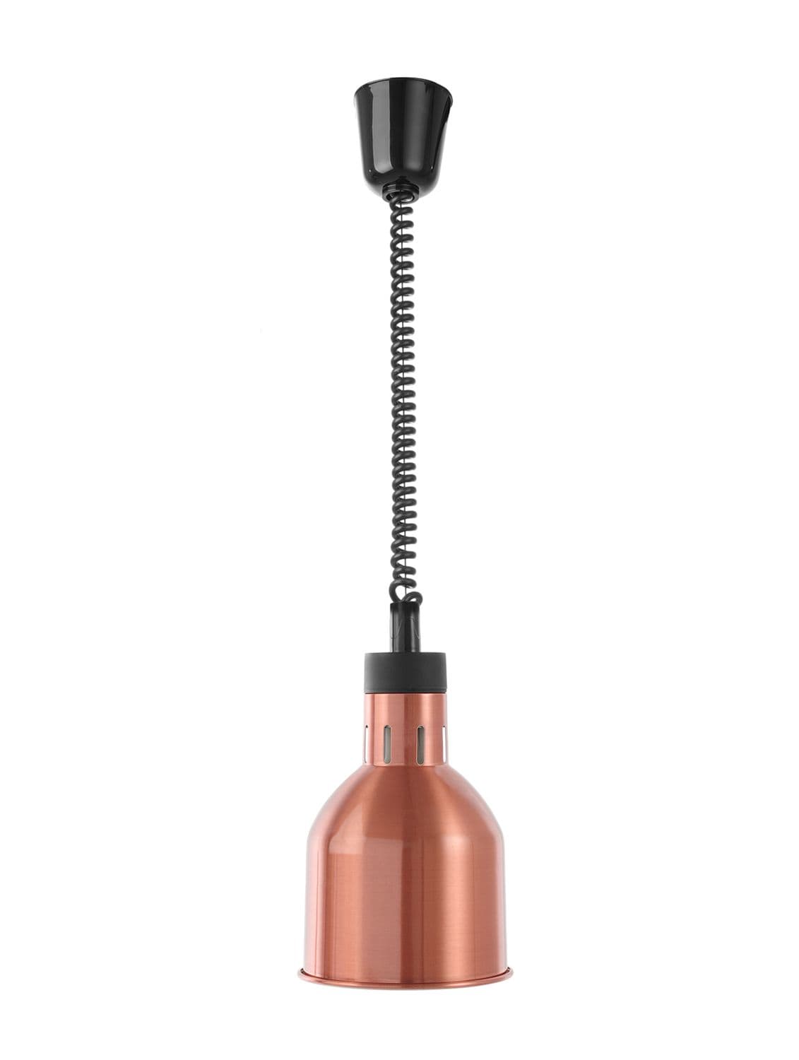 Lampa do podgrzewania potraw wisząca, cylindryczna, HENDI, miedziany, 230V/375W, ⌀175x(H)250mm