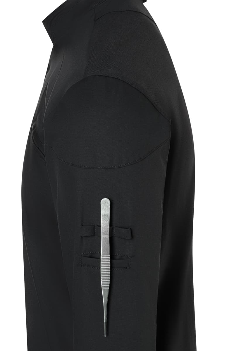 Bluza kucharska z długim rękawem DIAMOND CUT Karlowsky męska czarna 52