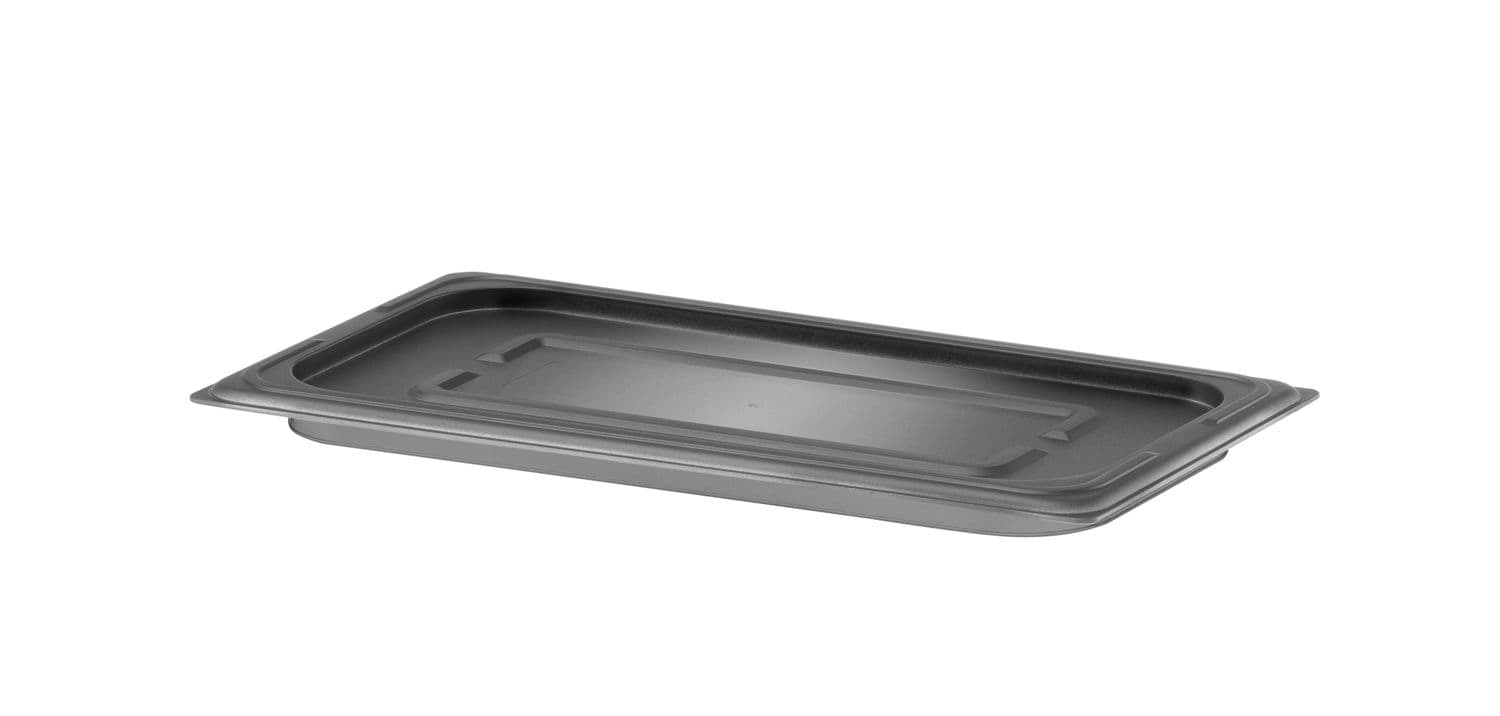 Pokrywka do pojemników GN, HENDI, Kitchen Line, GN 1/3, czarny, 325x175mm