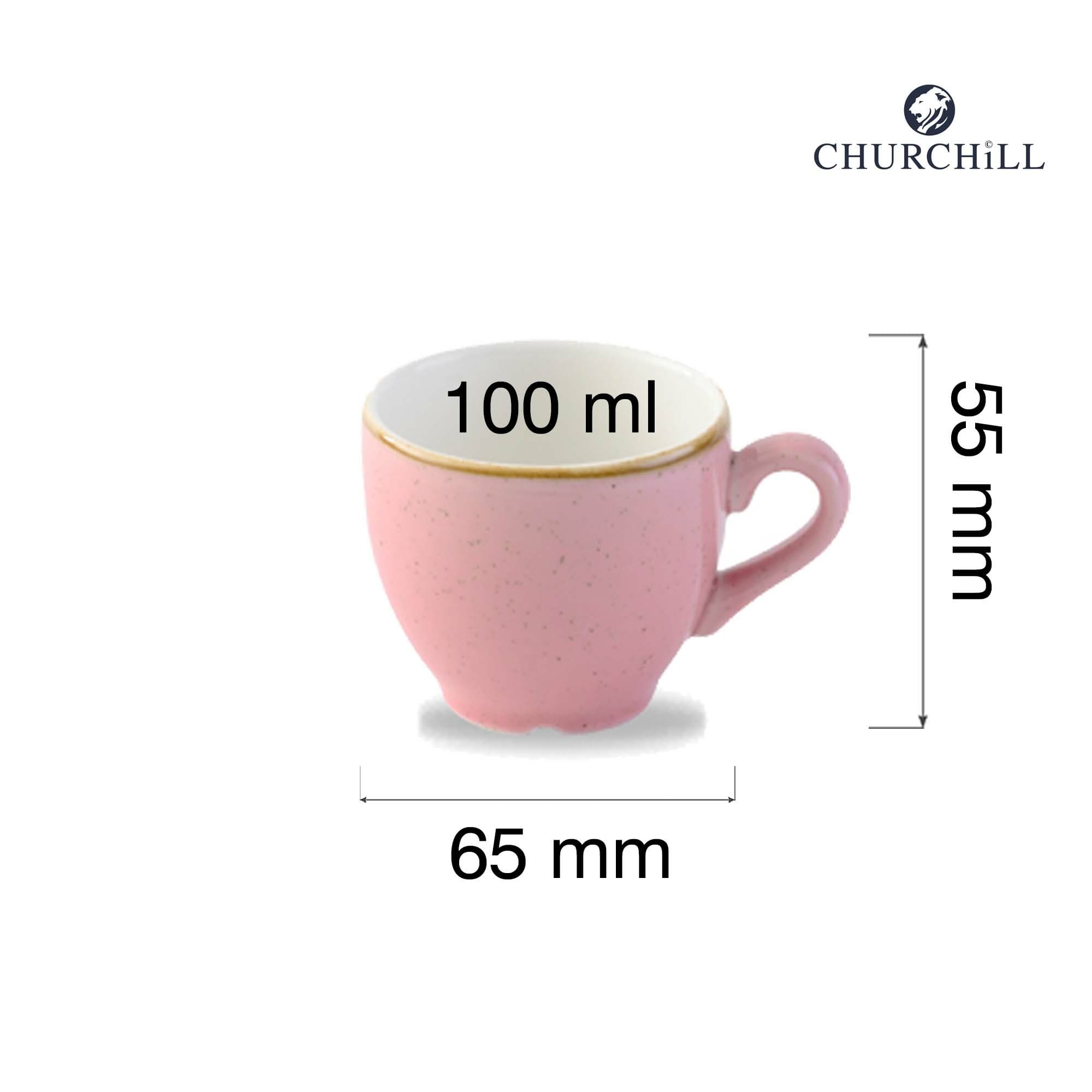 Filiżanka do espresso Stonecast Petal Pink, 90ml