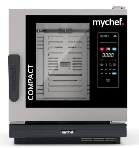 Piec konwekcyjno-parowy elektryczny | automatyczny system myjący | 6xGN1/1 | 7,3 kW | 400 V | Mychef Cook MASTER Compact 061E