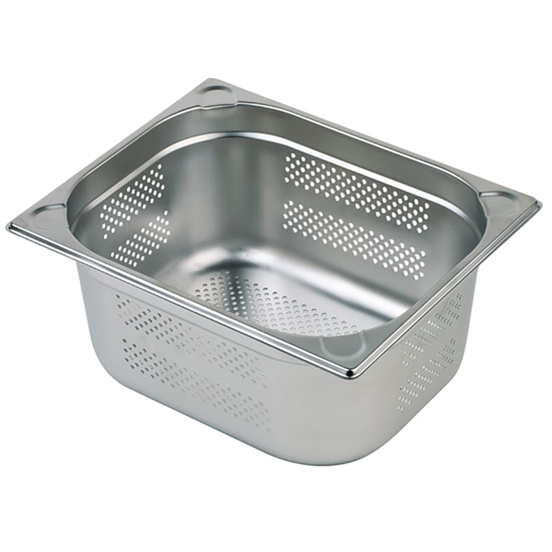 Pojemnik perforowany ze stali nierdzewnej GN 1/1, głębokość 40 mm, 2,5 l