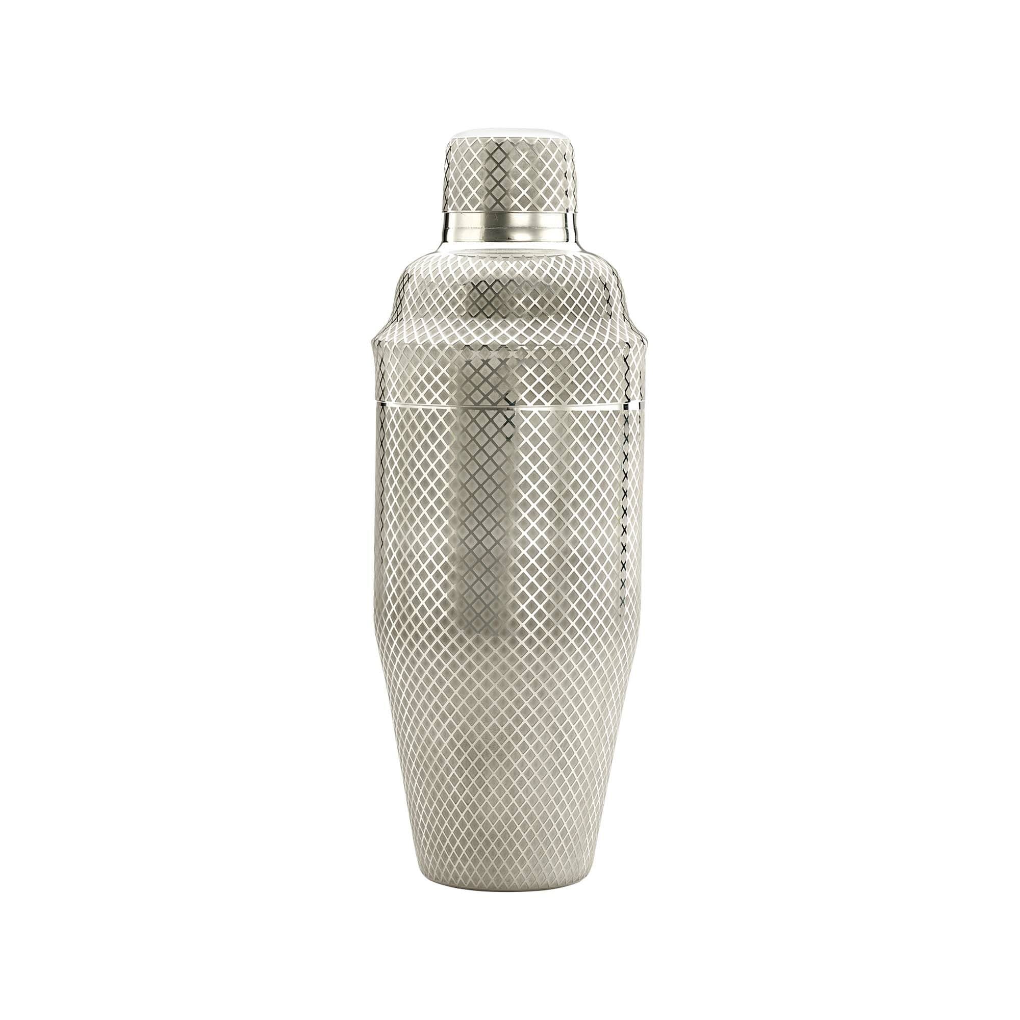 Shaker barmański 3-częściowy w stylu japońskim Diamond Lettice, stal nierdzewna, BarFly, 700ml