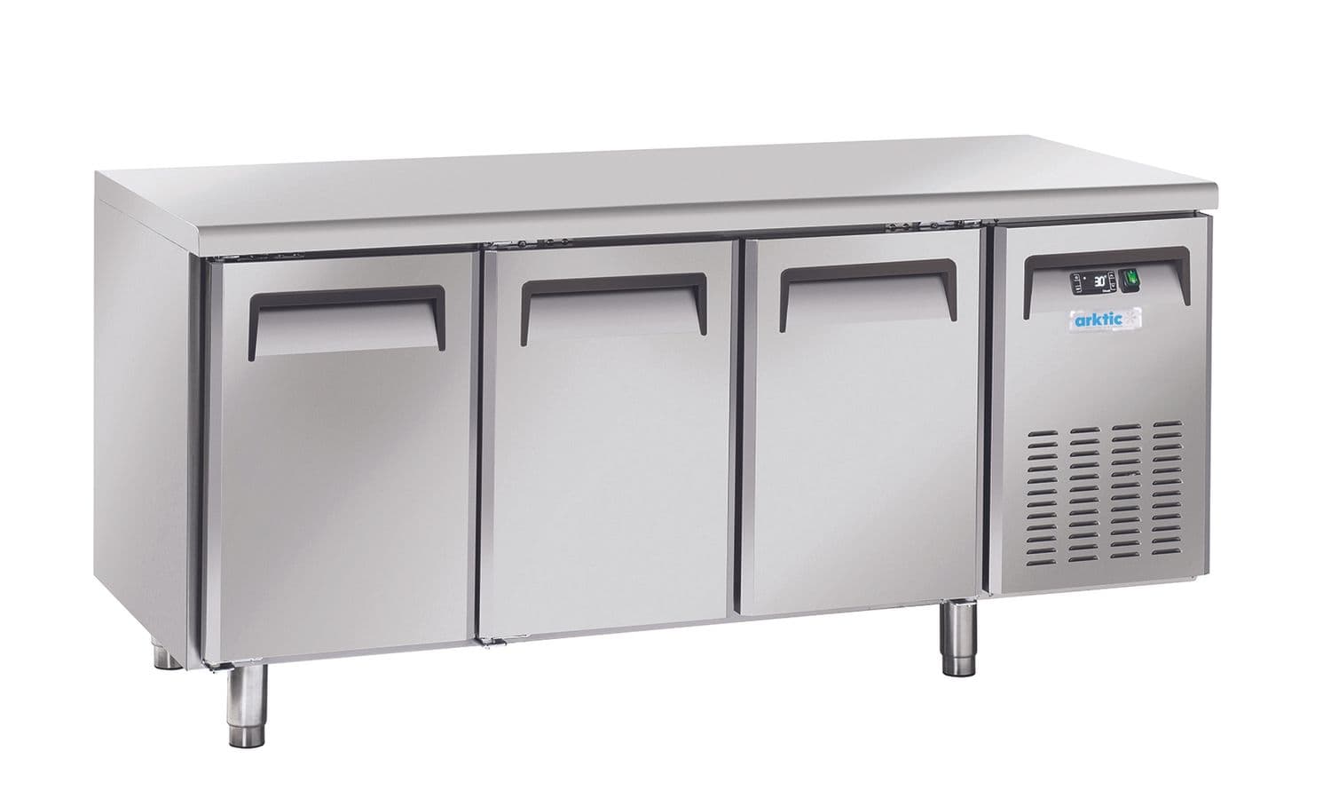 Stół chłodniczy 3-drzwiowy z agregatem bocznym, Arktic, GN 1/1, 230V/350W, 1800x700x(H)850mm