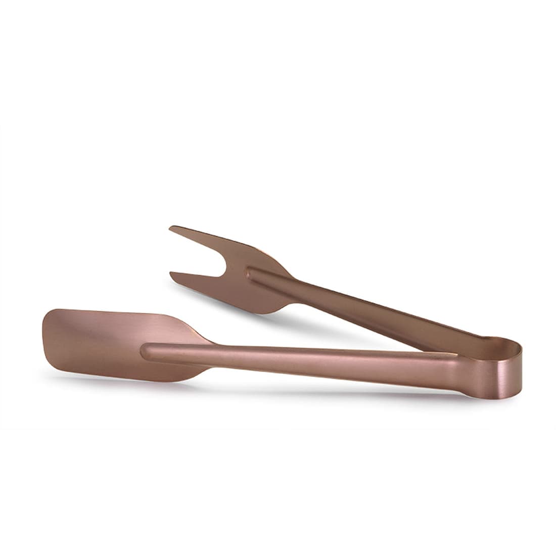 COMAS Copper Satin miedziane szczypce serwisowe z widelcem, dł.24 cm, stal nierdzewna
