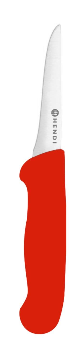Nóż do trybowania 130 mm, HACCP, HENDI, Profi Line, czerwony, (L)261mm