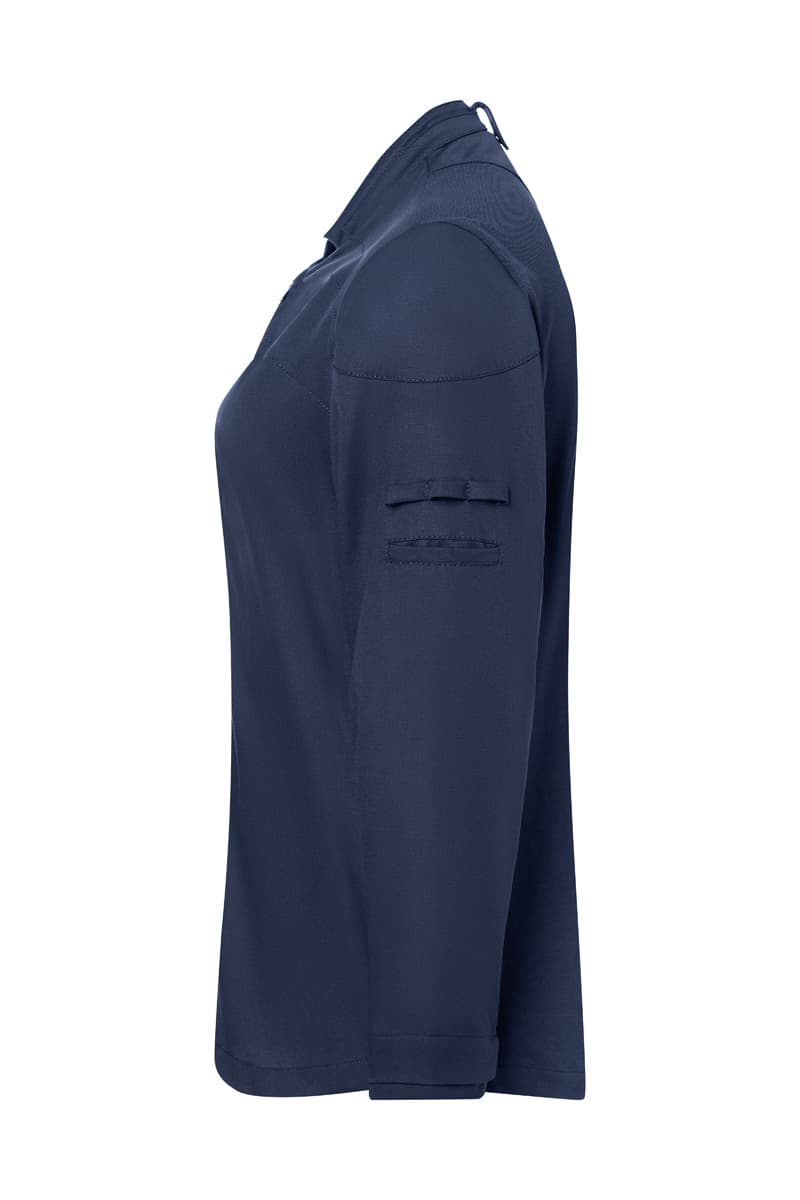 Bluza kucharska damska z długim rękawem DIAMOND CUT® Excellence DCJF 10/83/44 kolor stalowoniebieski
