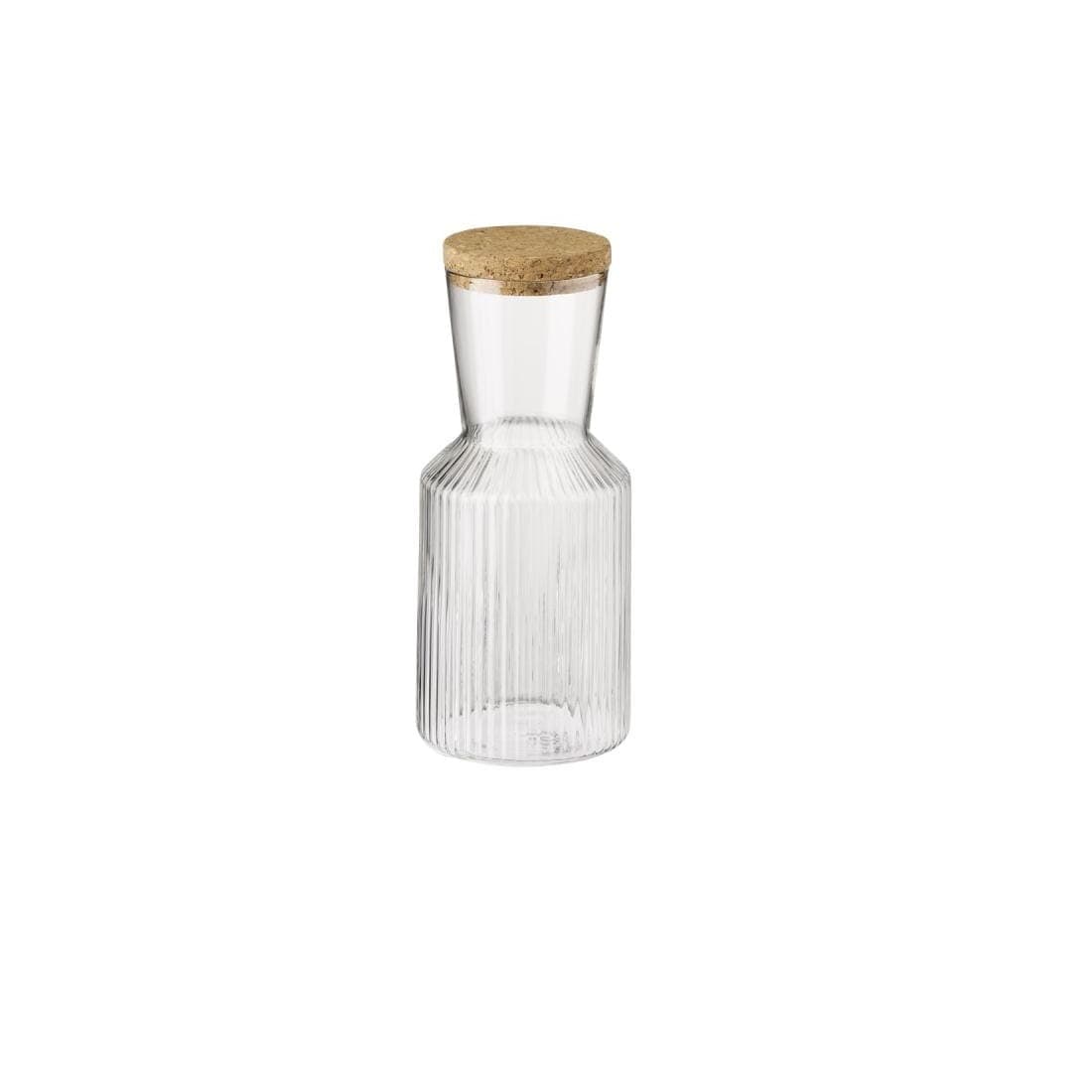 VALO Lines karafka szklana z korkiem, 0,5 l , Ø9 x h19,5 cm