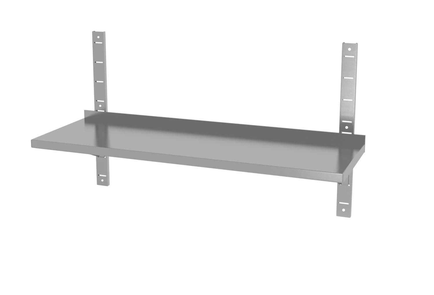 Półka wisząca regulowana, pojedyncza, z 2 konsolami, HENDI, 800x300x(H)600mm