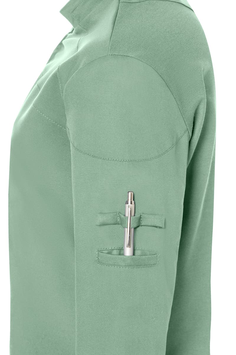 Bluza kucharska damska z długim rękawem DIAMOND CUT® Excellence DCJF 10/69/36 kolor pastelowa zieleń