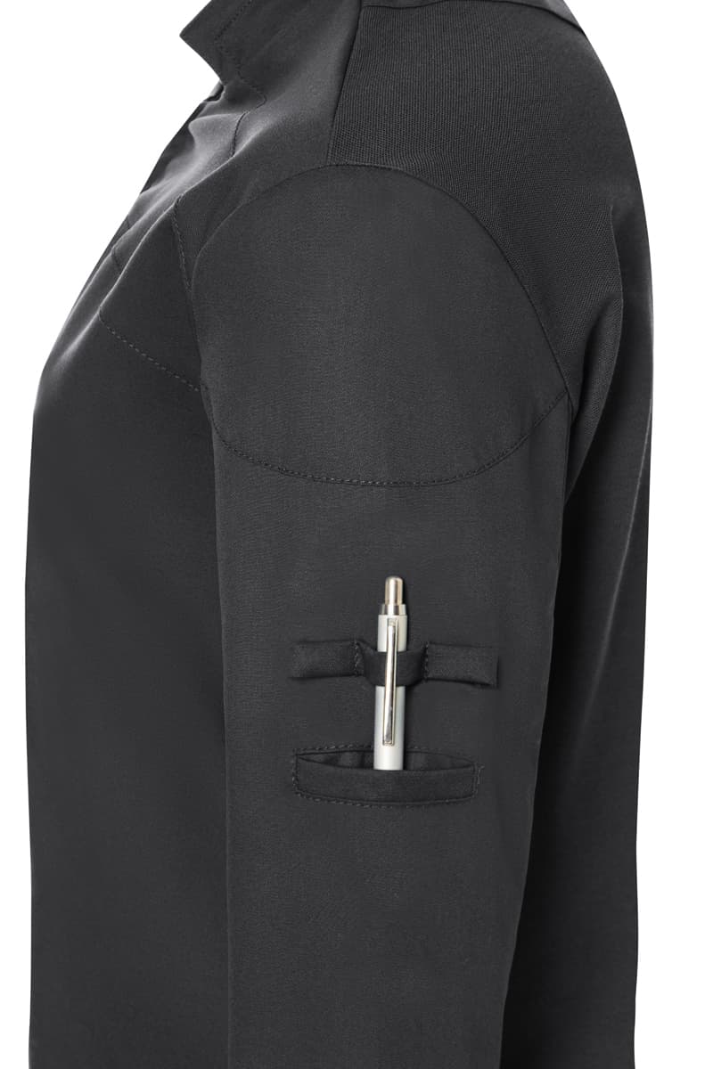 Bluza kucharska damska z długim rękawem DIAMOND CUT® Excellence DCJF 10/1/54 kolor czarny