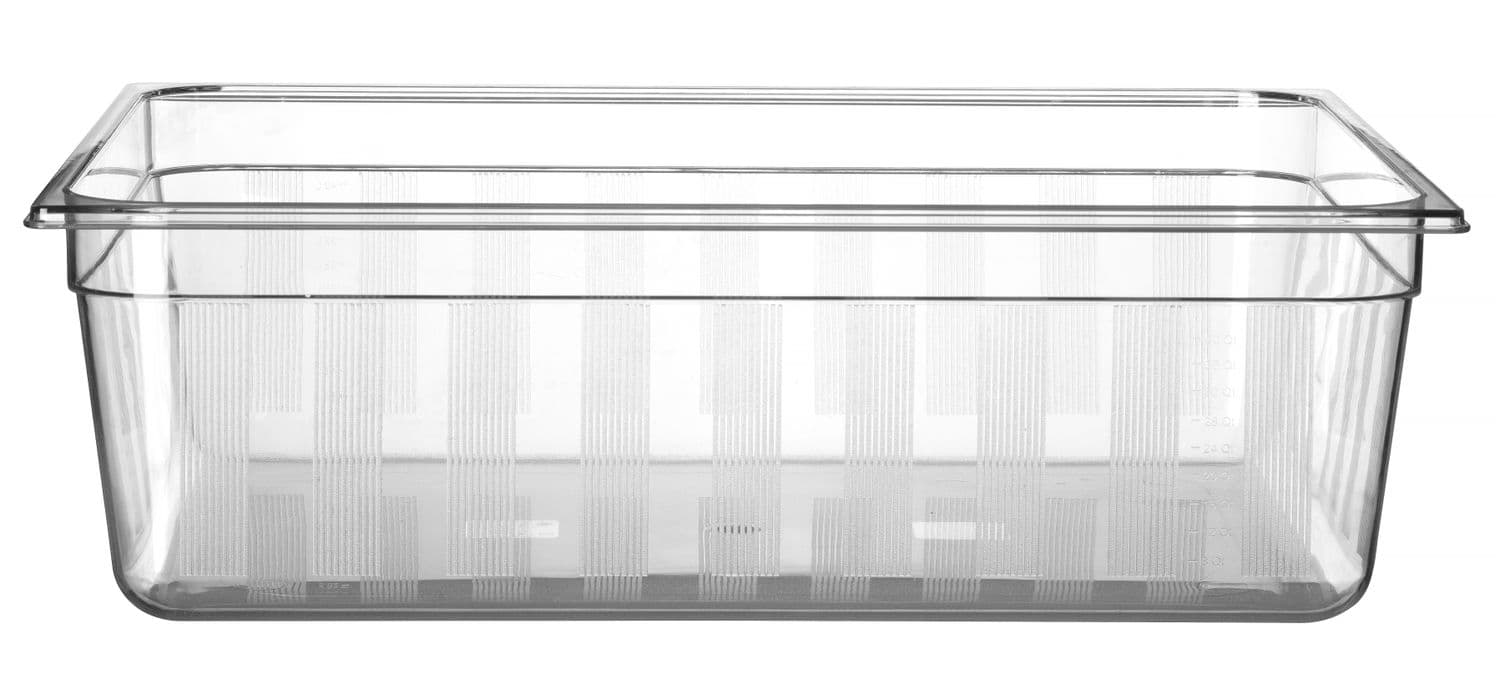Pojemnik GN 2/1 COOL, HENDI, COOL, GN 2/1, 55,5L, transparentny, 650x325x(H)100mm