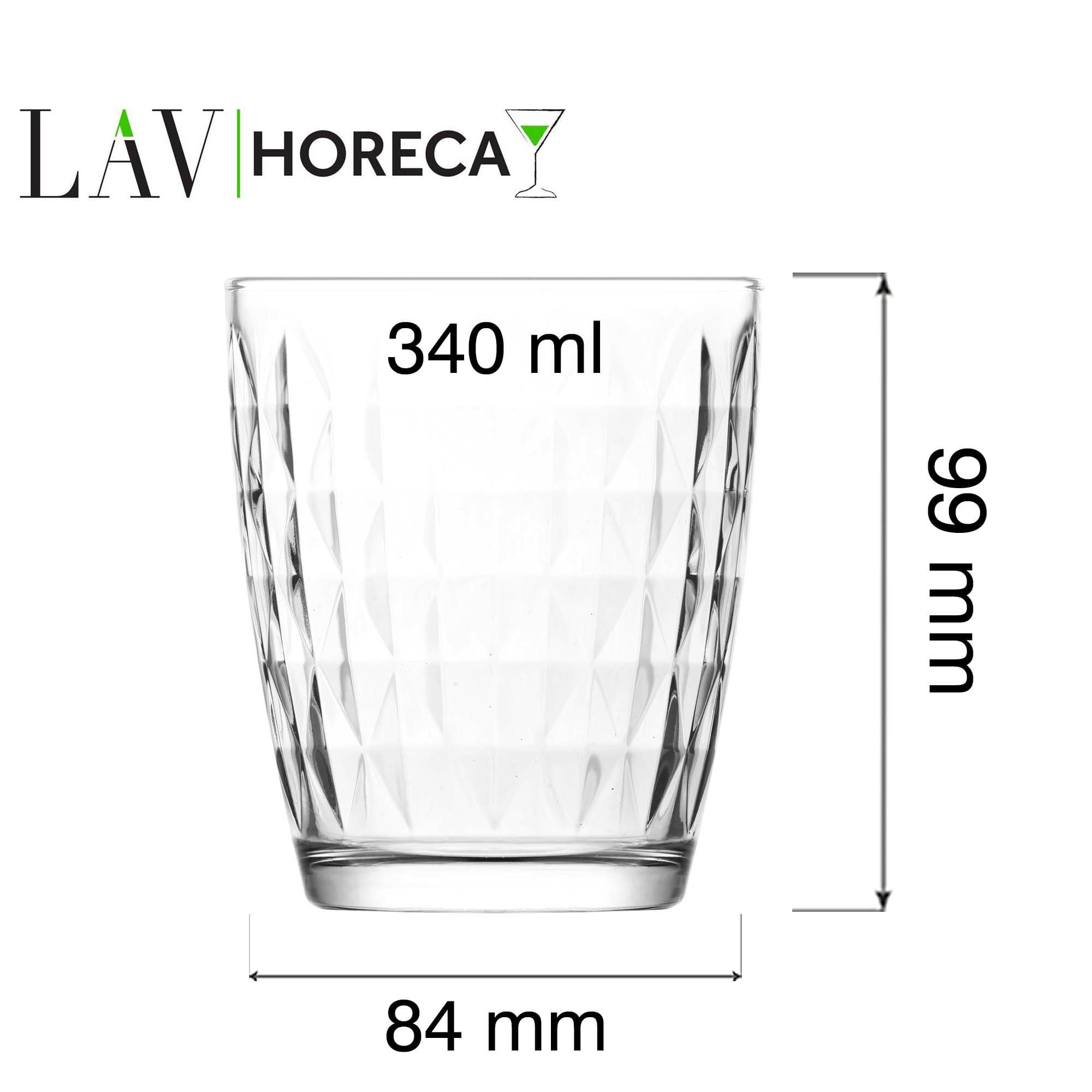 Szklanka Marbella, 340ml, LAV