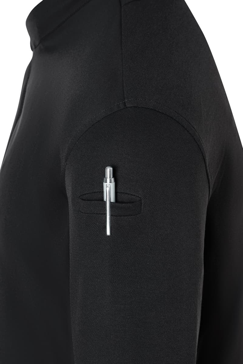 Bluza kucharska z długim rękawem DIAMOND CUT Karlowsky męska czarna 50