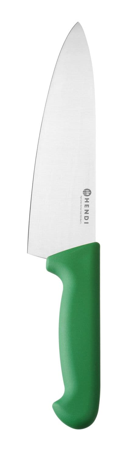 Nóż szefa kuchni 200 mm, HACCP, HENDI, Profi Line, zielony, (L)335mm