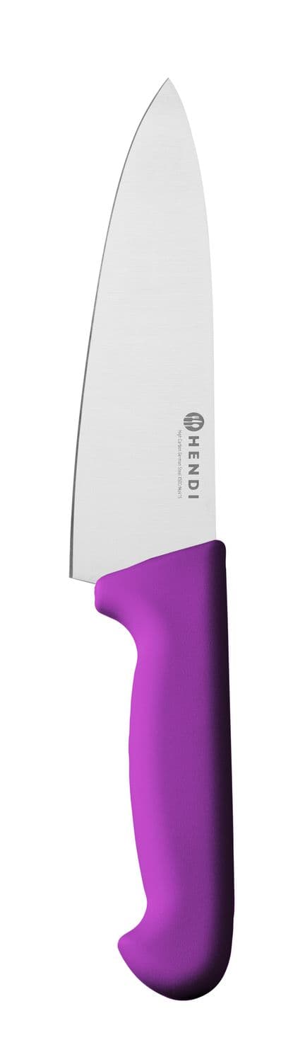 Nóż szefa kuchni 200 mm, HACCP, HENDI, Profi Line, fioletowy, (L)335mm